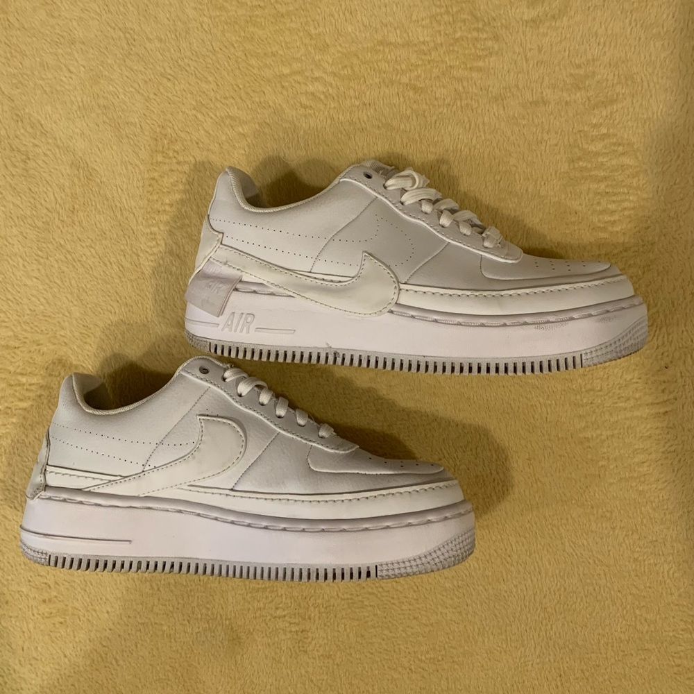 White Air Force ones size 7.5